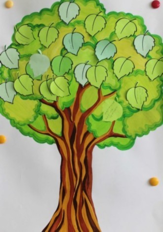 Рисунок на ткани бисер НОВА СЛОБОДА арт.БИС0282 Дерево счастья 61х41 см